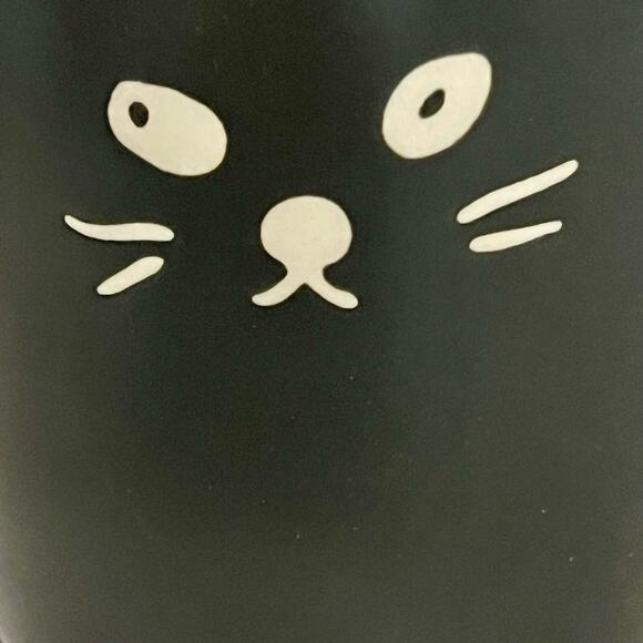 Grumpy and Sleepy black and white cat mugs - Picture 5 of 6